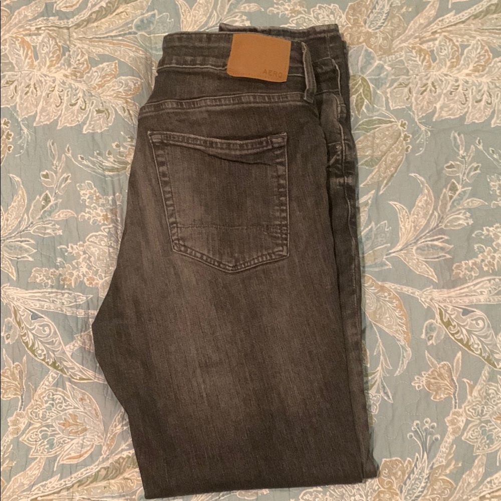 Aeropostale Gray Slim Jeans